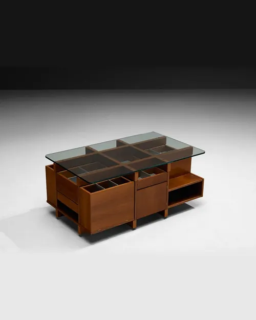 Asymmetrical Grid Coffee Table